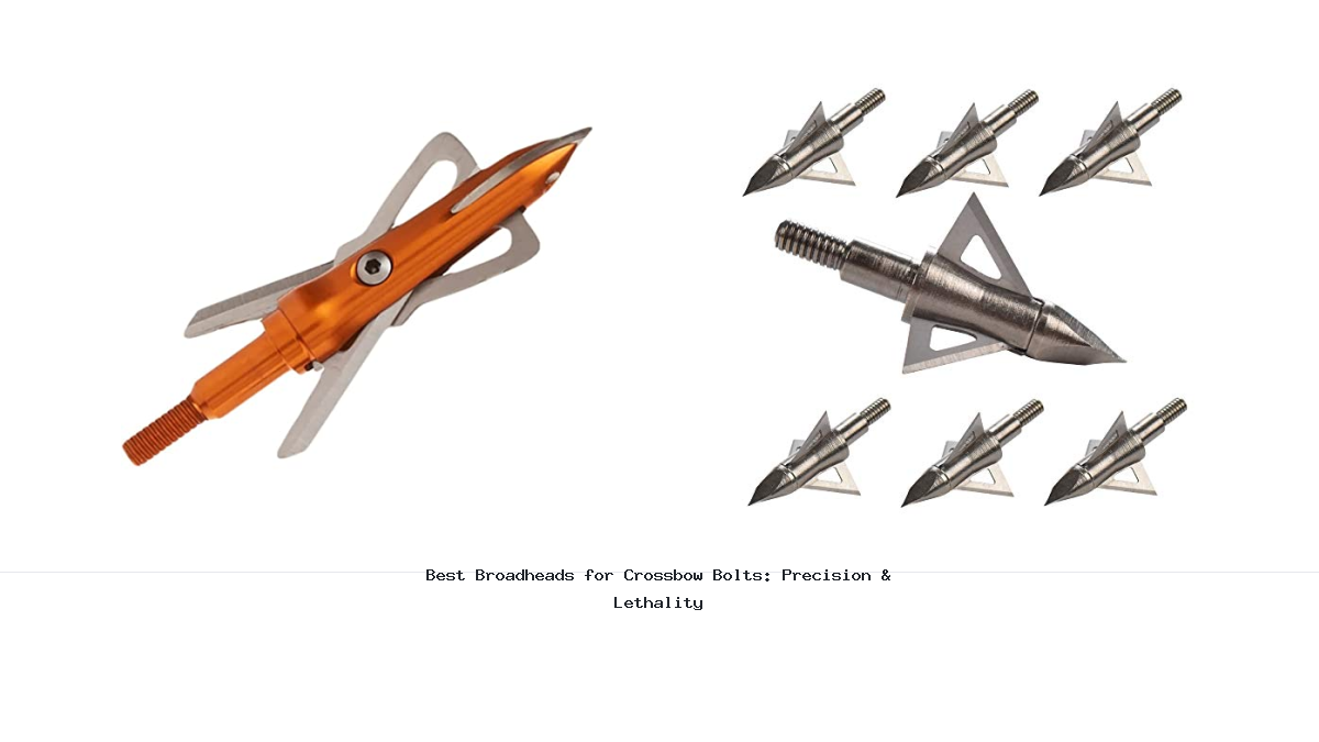 Best Broadheads for Crossbow Bolts: Precision & Lethality