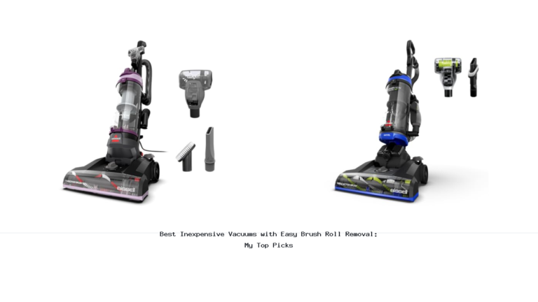 Best Inexpensive Vacuums with Easy Brush Roll Removal: My Top Picks
