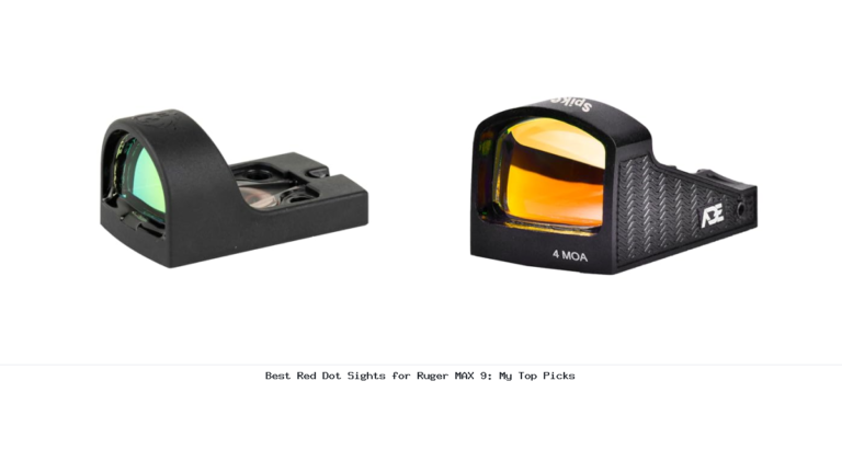 Best Red Dot Sights for Ruger MAX 9: My Top Picks