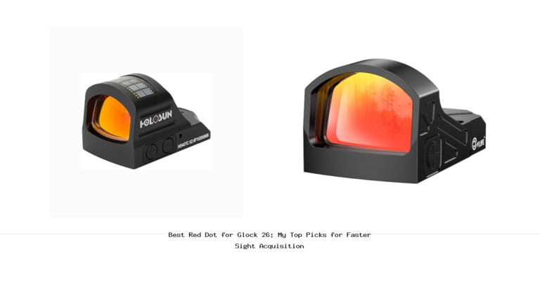 Best Red Dot for Glock 26: My Top Picks for Faster Sight Acquisition