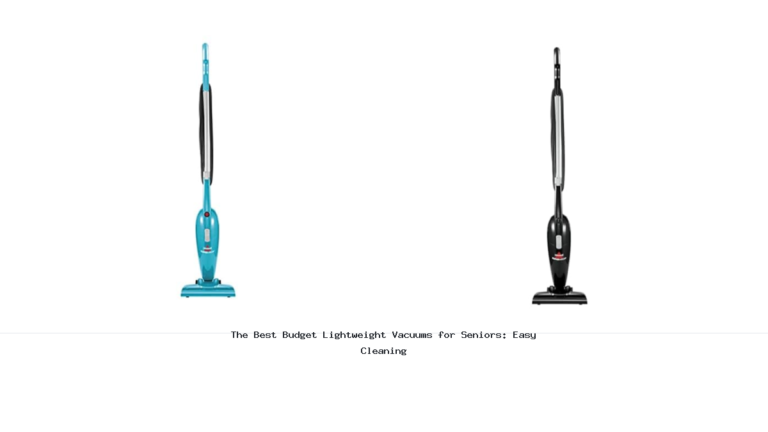 The Best Budget Lightweight Vacuums for Seniors: Easy Cleaning