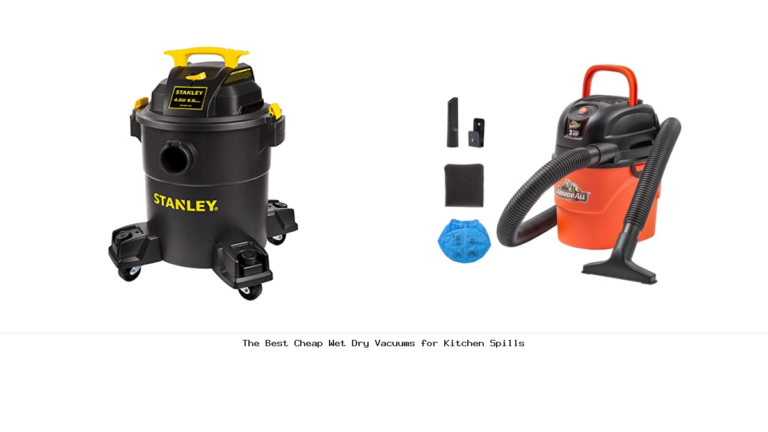 The Best Cheap Wet Dry Vacuums for Kitchen Spills