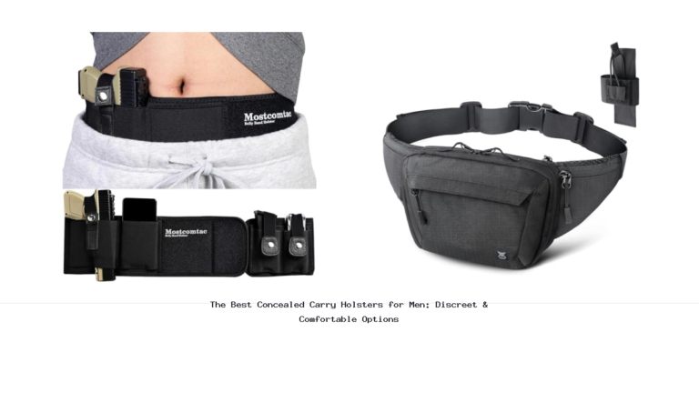 The Best Concealed Carry Holsters for Men: Discreet & Comfortable Options