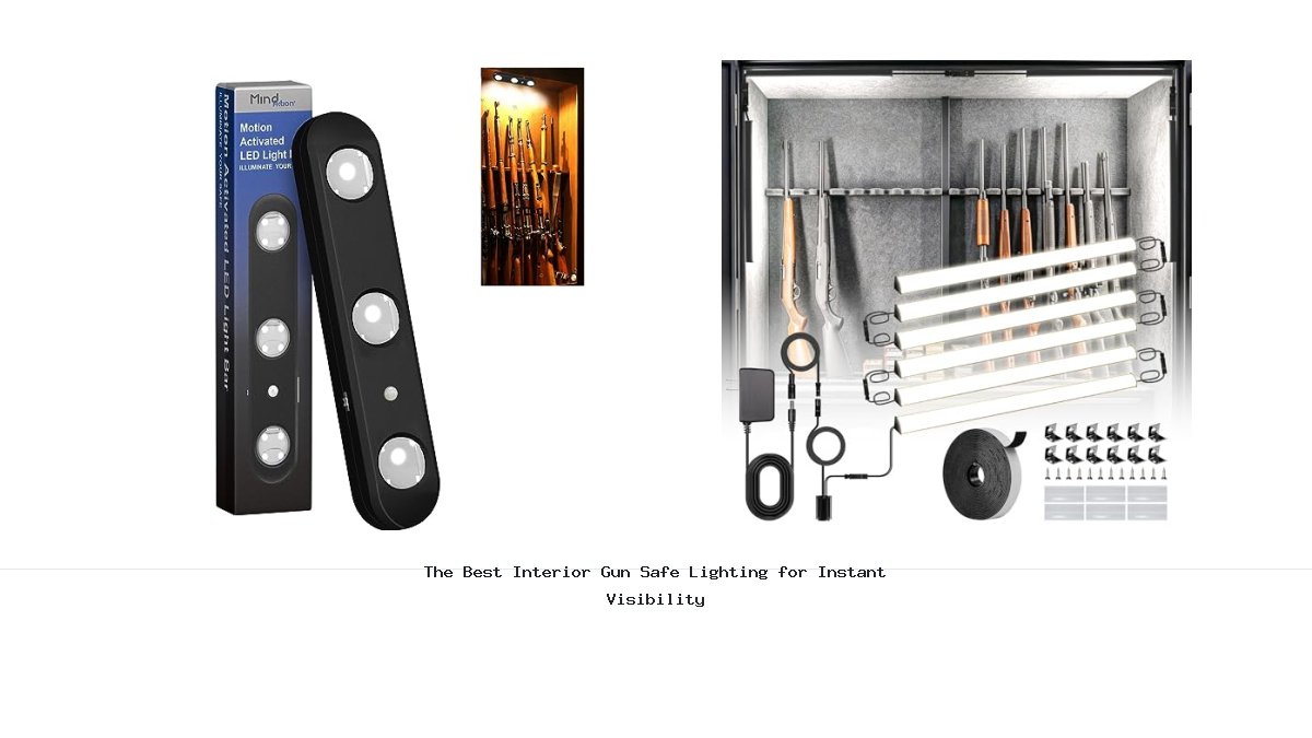The Best Interior Gun Safe Lighting for Instant Visibility