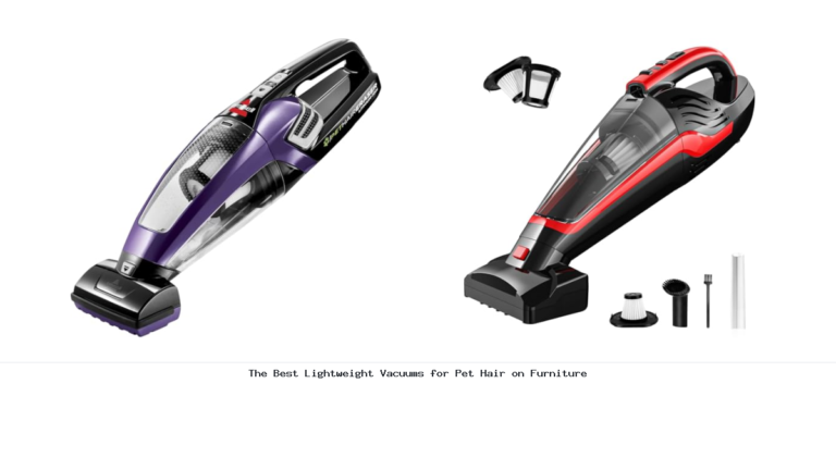 The Best Lightweight Vacuums for Pet Hair on Furniture