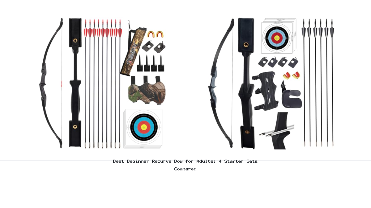 Best Beginner Recurve Bow for Adults: 4 Starter Sets Compared